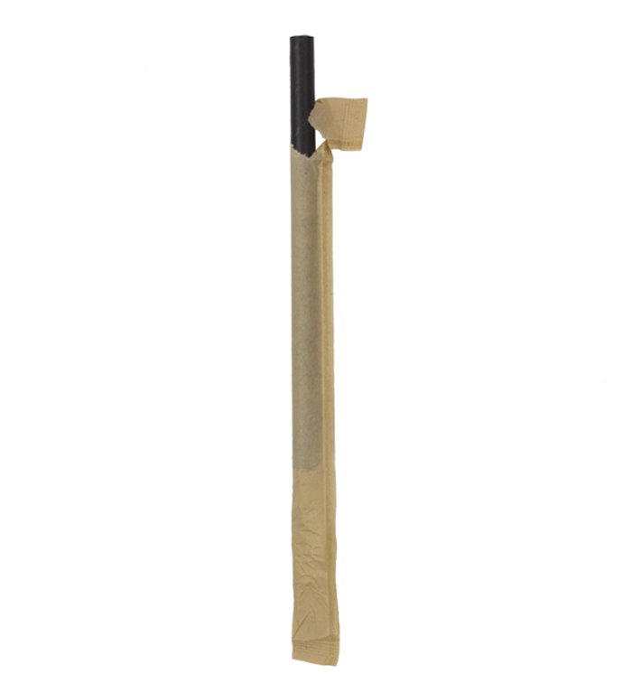 Paille Papier Naturel Emballée Kraft Ø8mm 14cm (6000 Utés) Paille Papier Naturel Emballée Kraft Ø8mm 14cm (6000 Utés)