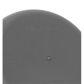 Bol réutilisable durable PP Bio Grey « Revolve » 1150ml Ø18,3cm (1 Uté)