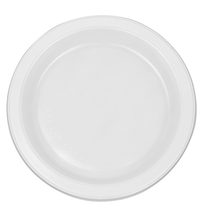 Herbruikbare bord PS Plat wit 16,5cm (50 stuks) Herbruikbare bord PS Plat wit 16,5cm (50 stuks)