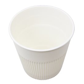 Gobelet Réutilisable et Durable en PP Crème 230ml Ø9,6cm (25 Unités)