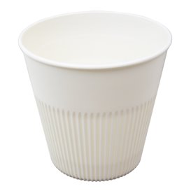 Gobelet Réutilisable et Durable en PP Crème 230ml Ø9,6cm (300 Unités)