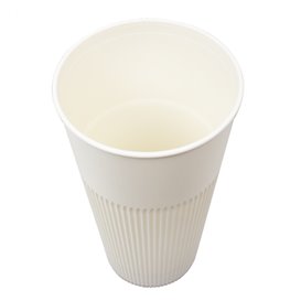 Duurzame Herbruikbare Beker PP Crème 470ml Ø9,6cm (12 stuks) 