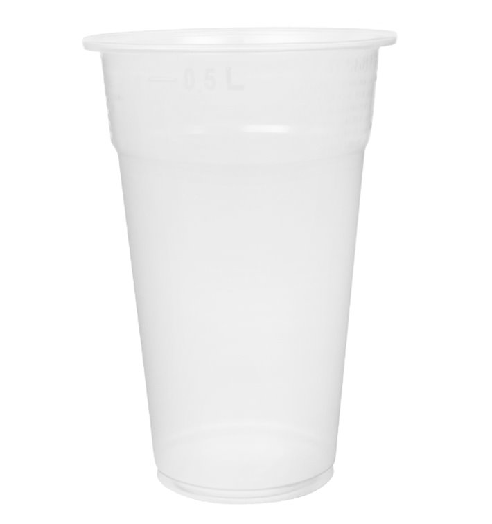 Herbruikbare Plastic Beker PP Transparant 550ml Ø9,0cm (800 stuks) Herbruikbare Plastic Beker PP Transparant 550ml Ø9,0cm (800 stuks)