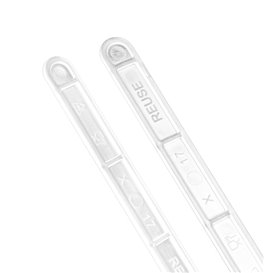 Plastic PS koffie roerder transparant 9cm (2500 stuks)