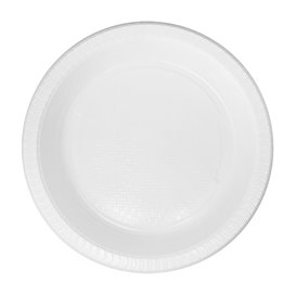 Herbruikbare Diep Bord Economische PS Wit Ø22cm (450 stuks)