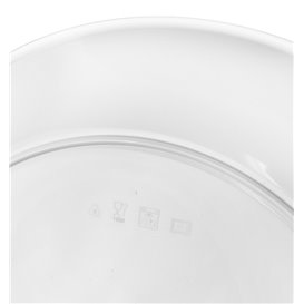 Herbruikbare Bord Durable PP Mineraal Wit Ø23,5cm (60 stuks) 