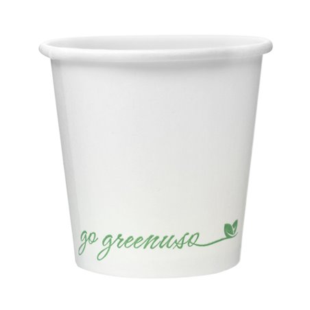 Gobelet en carton Go Green blanc