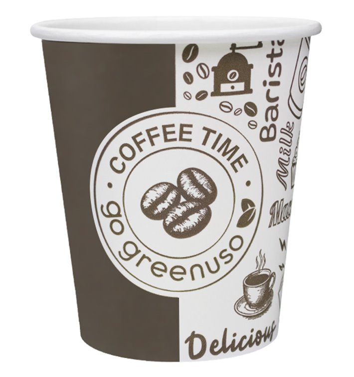 Gobelet Carton 7Oz/210ml Kraft-Kraft Ø7,0cm (1.000 Utés)