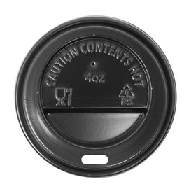  Deksel voor papieren beker gat 4Oz/120ml wit Ø6,2cm (100 stuks)