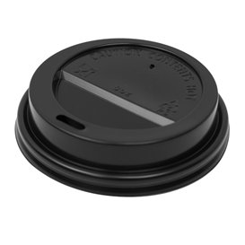 Travel Deksel met Wit Papieren Gat Ø9,0cm (50 stuks) 