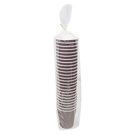 Gobelet Carton 9Oz/270ml Ondulé Kraft Ø8cm (1050 Utés)