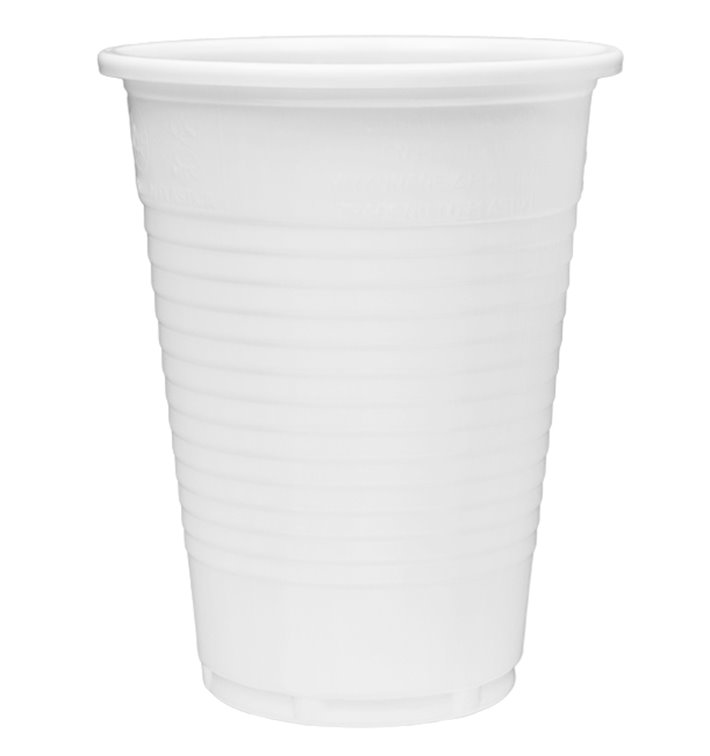 Gobelet en Plastique PP Réutilisable Blanc 200ml (100 Utés) Gobelet en Plastique PP Réutilisable Blanc 200ml (100 Utés)