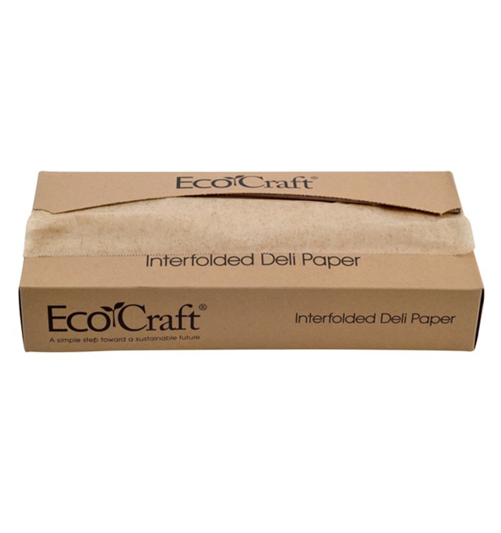 Vetvrij Inpakpapier Kraft in Dispenser 30,8x27cm (500 Stuks) Vetvrij Inpakpapier Kraft in Dispenser 30,8x27cm (500 Stuks)