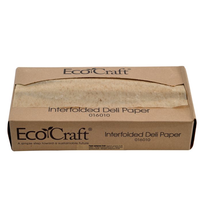 Papier Ingraissable Kraft en Distributeur 26x27cm (6.000 Utés) Papier Ingraissable Kraft en Distributeur 26x27cm (6.000 Utés)