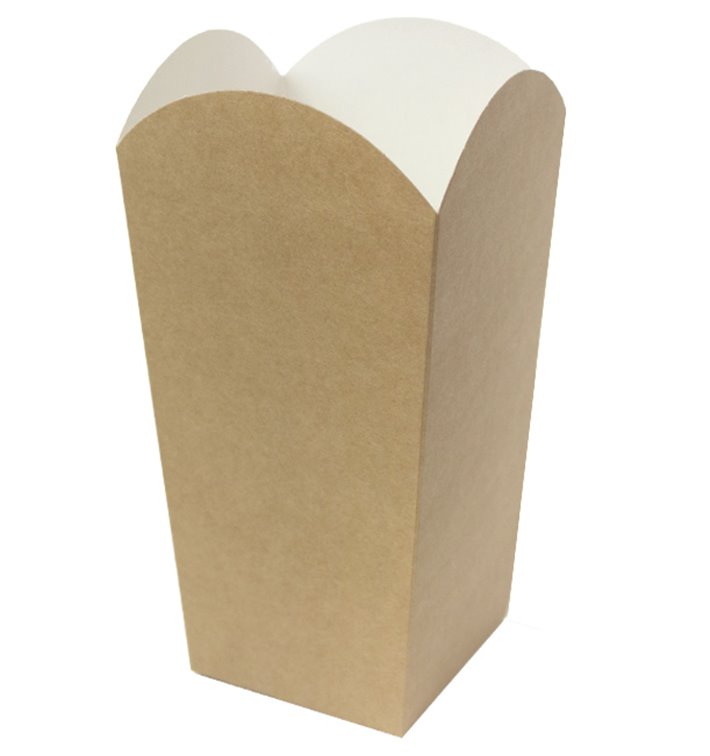 Etuis à Pop-Corn Moyen Kraft 90g 7,8x10,5x18cm (350 Utés) Etuis à Pop-Corn Moyen Kraft 90g 7,8x10,5x18cm (350 Utés)