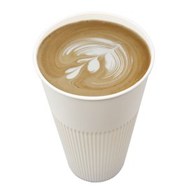 Gobelet Réutilisable et Durable en PP Crème 470ml Ø9,6cm (100 Unités)