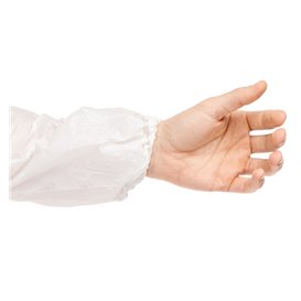 Manchettes Polyethylène 18x44cm 20Micr. Blanc(1.000 Utés)