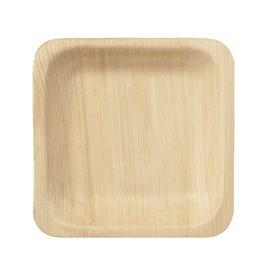 Assiette Carrée en Bois 10,5x10,5cm (600 Utés)