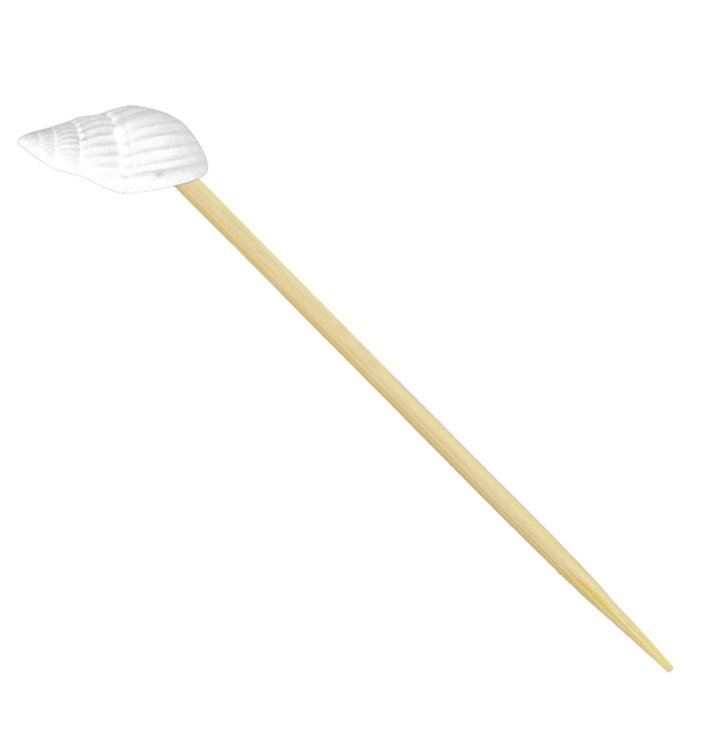 Brochette en Bambou Coquille 7cm (25 Utés) Brochette en Bambou Coquille 7cm (25 Utés)