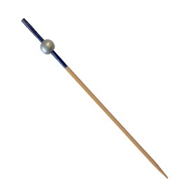 Bamboe Spies Blauw/Zilver 10cm (1.200 stuks)