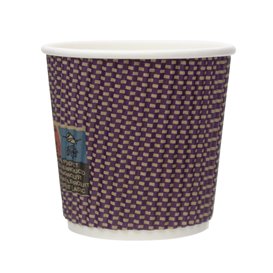 Gobelet Carton 9Oz/270ml Ondulé Kraft Ø8cm (25 Utés)
