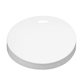 Travel Deksel met Wit Papieren Gat Ø8,0cm (50 stuks) 