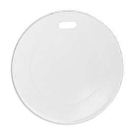 Travel Deksel met Wit Papieren Gat Ø8,0cm (50 stuks) 