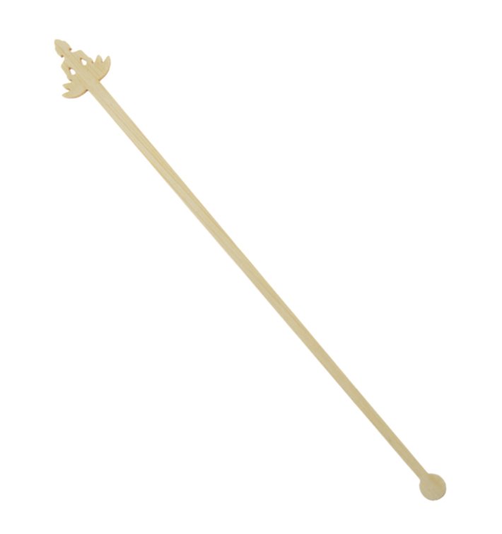 Agitateur à Boissons en Bambou « Bouddha 1 » 18cm (600 Utés) Agitateur à Boissons en Bambou « Bouddha 1 » 18cm (600 Utés)