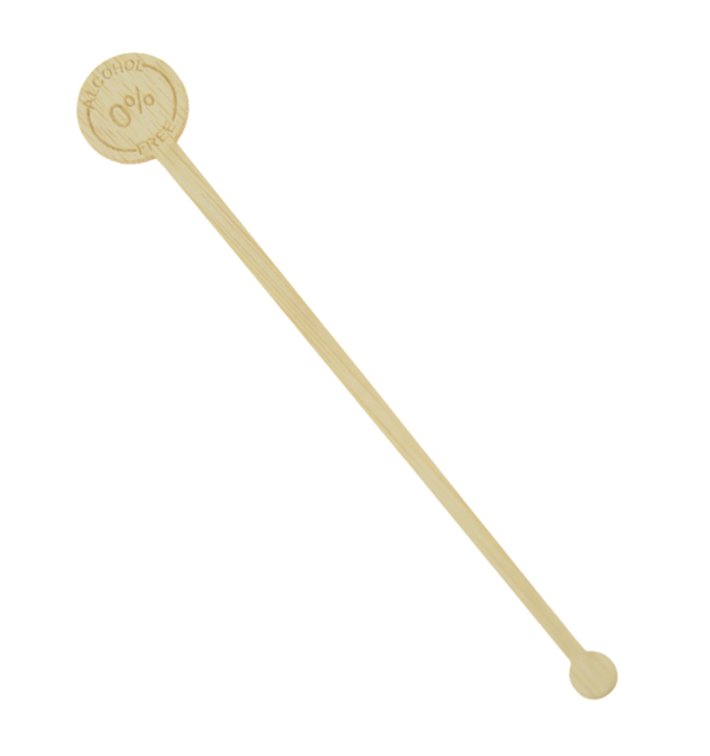Agitateur à Boissons en Bambou 0% Alcool 14cm (600 Utés) Agitateur à Boissons en Bambou 0% Alcool 14cm (600 Utés)