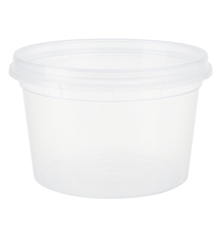 Kunststof Bak van PP “Deli Range” Transparant met Deksel 480ml (240 Stuks) Kunststof Bak van PP “Deli Range” Transparant met Deksel 480ml (240 Stuks)