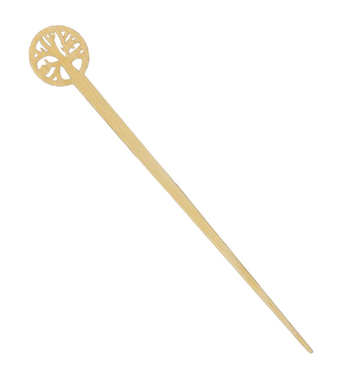 Brochette à Arbre de Vie en Bambou 12cm (600 Utés) Brochette à Arbre de Vie en Bambou 12cm (600 Utés)