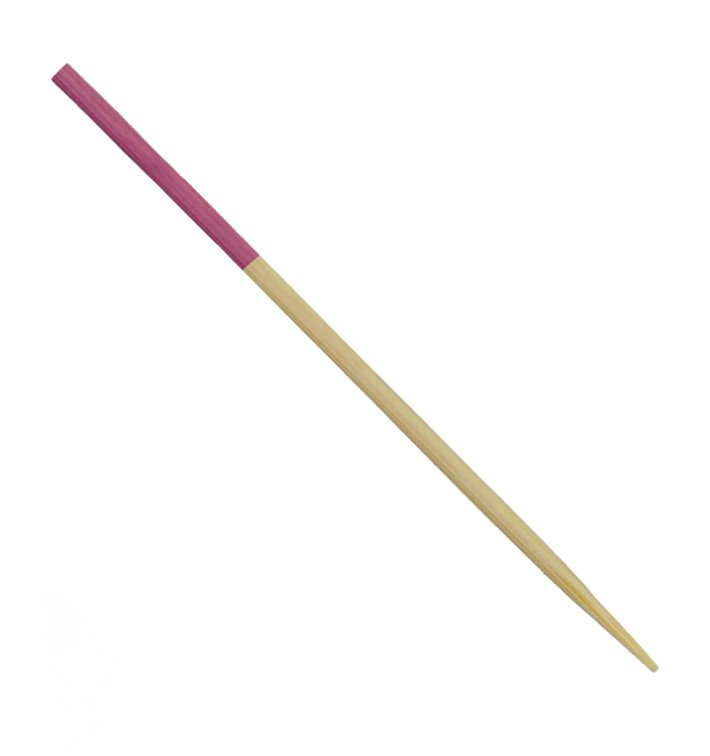 Bamboe Spies Fuchsia Tip 7cm (300 stuks) Bamboe Spies Fuchsia Tip 7cm (300 stuks)