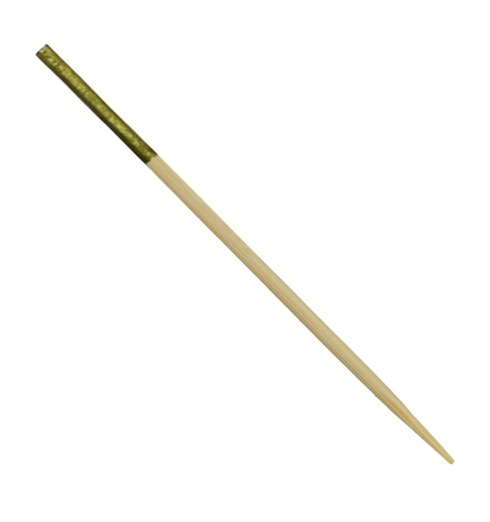 Brochette en Bambou Pointe Doré 7cm (3.600 Utés)