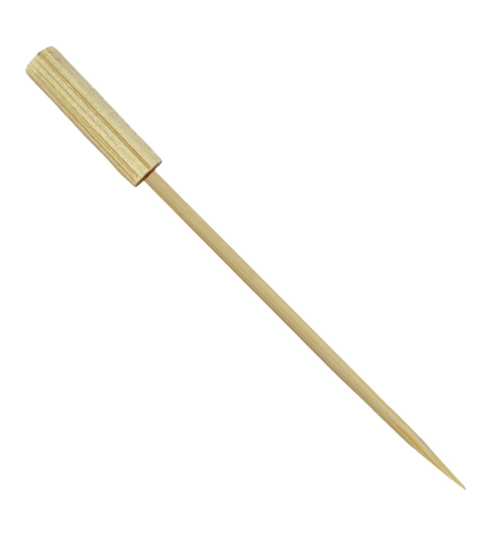 Bamboe Satéprikker Cilinder 7cm (1.200 stuks) Bamboe Satéprikker Cilinder 7cm (1.200 stuks)