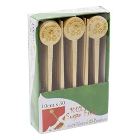 Bamboe Markeerstift “Sugar Free” 10cm (600 stuks) 