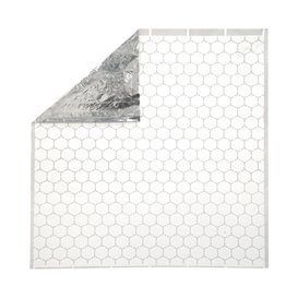 Papier d'Aluminium Sulfurisé Argenté 35*35cm (500 Uds)