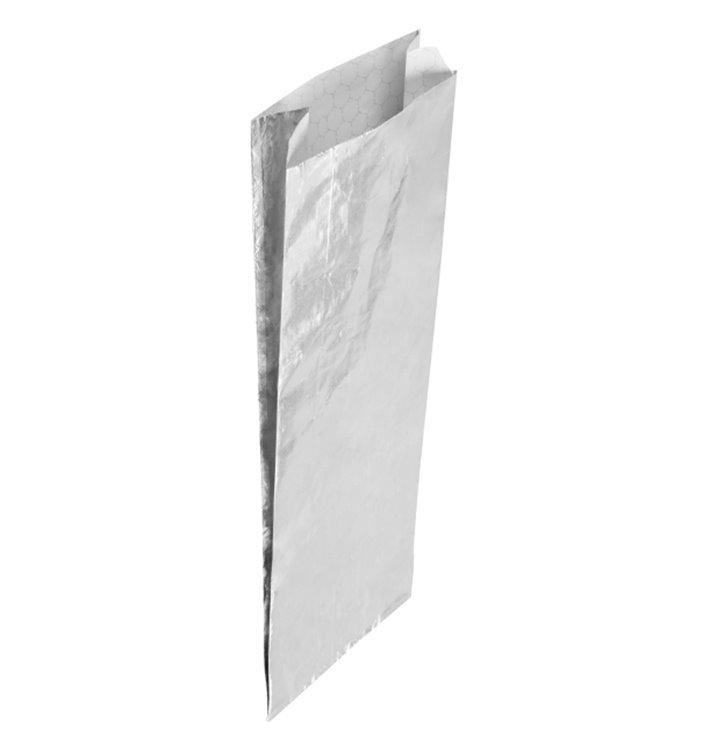 Vetvrij Aluminiumfolie Zilver 26*10,3+5cm (25 stuks) Vetvrij Aluminiumfolie Zilver 26*10,3+5cm (25 stuks)