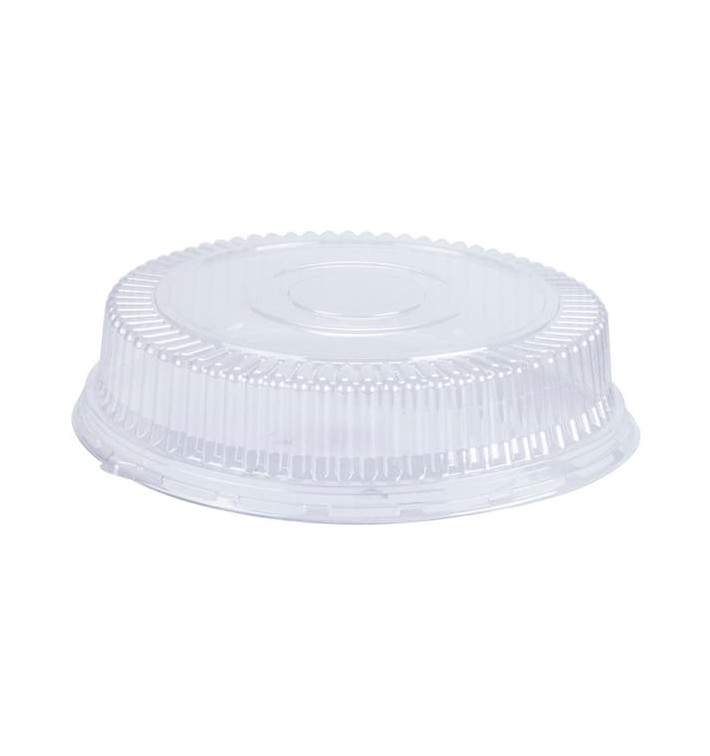 Couvercle Dôme Plastique PS Cristal Ø15x4cm 