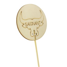 Middel Zware Voedselteller “Saignant” 9 cm (60 stuks)