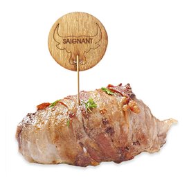 Middel Zware Voedselteller “Saignant” 9 cm (60 stuks)