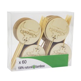 Middel Zware Voedselteller “Saignant” 9 cm (60 stuks)