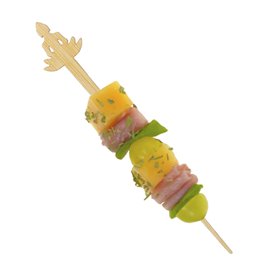 Brochette em Bambou « Bouddha 1 » 12cm (600 Utés)