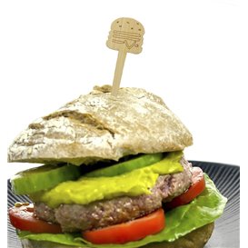 Bamboe Hamburger Spies 12cm (600 stuks)