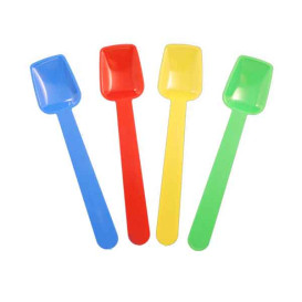 Plastic ijs lepel  9 cm (1000 stuks) 