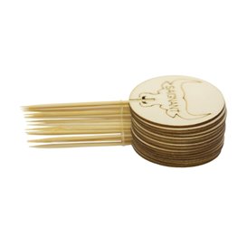 Middel Zware Voedselteller “Saignant” 9 cm (60 stuks)