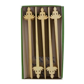 Brochette em Bambou « Bouddha 1 » 12cm (50 Utés)