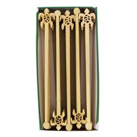 Agitateur à Boissons Turtle en Bambou 14cm (600 Utés)