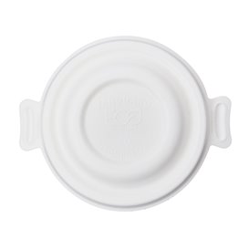 Suikerriet Deksel Wit voor Kom 175 en 235ml (600 Stuks)