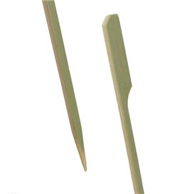 Pique en Bambou "Golf" Naturelle 18cm em boîte (100 Unités)