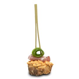 Brochette Double en Bambou de Service 15 cm (100 Utés)